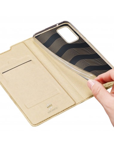 Etui de protection Galaxy Note 20 avec rangement pour carte -  Superbe design DUX DUCIS - Or