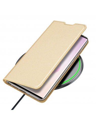 Etui de protection Galaxy Note 20 avec rangement pour carte -  Superbe design DUX DUCIS - Or