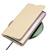 Etui de protection Galaxy Note 20 avec rangement pour carte -  Superbe design DUX DUCIS - Or