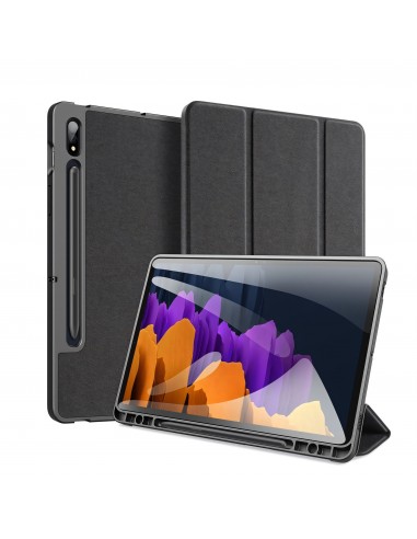 Housse de protection Galaxy Tab S7 avec support horizontale -  Top design DUX DUCIS - Noir