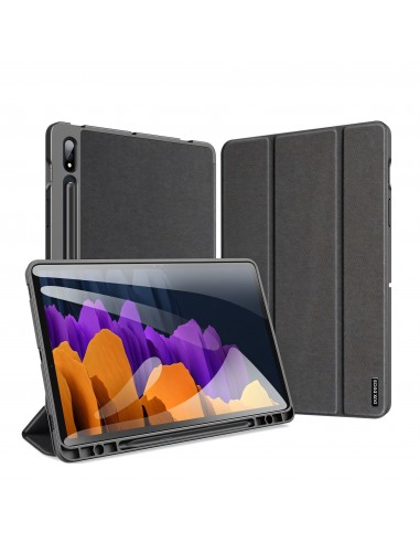 Housse de protection Galaxy Tab S7 avec support horizontale -  Top design DUX DUCIS - Noir