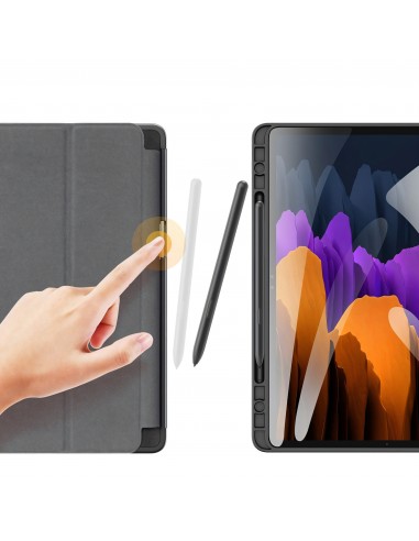 Housse de protection Galaxy Tab S7 avec support horizontale -  Top design DUX DUCIS - Noir