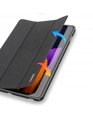 Housse de protection Galaxy Tab S7 avec support horizontale -  Top design DUX DUCIS - Noir