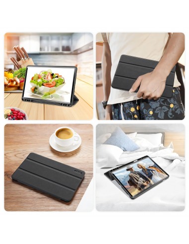 Housse de protection Galaxy Tab S7 avec support horizontale -  Top design DUX DUCIS - Noir
