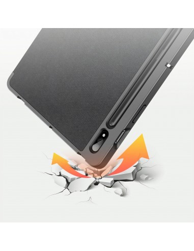 Housse de protection Galaxy Tab S7 avec support horizontale -  Top design DUX DUCIS - Noir