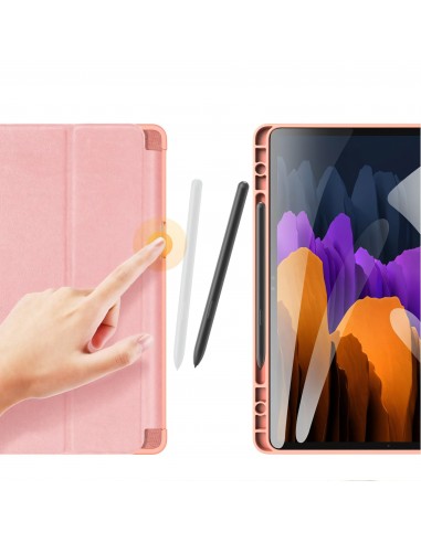 Housse de protection Galaxy Tab S7 avec support horizontale -  Top design DUX DUCIS - Rose
