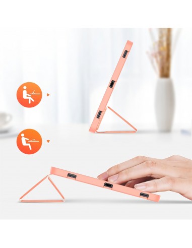 Housse de protection Galaxy Tab S7 avec support horizontale -  Top design DUX DUCIS - Rose