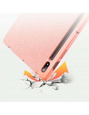 Housse de protection Galaxy Tab S7 avec support horizontale -  Top design DUX DUCIS - Rose