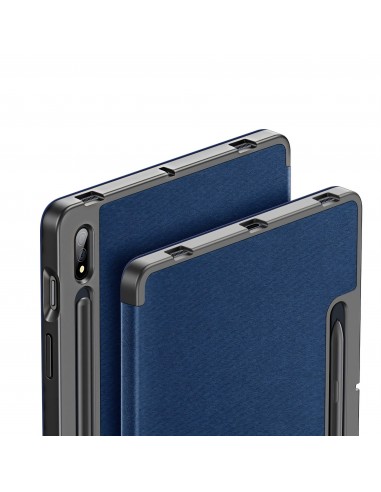 Housse de protection Galaxy Tab S7 avec support horizontale -  Top design DUX DUCIS - Bleu