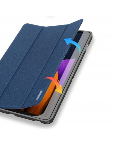Housse de protection Galaxy Tab S7 avec support horizontale -  Top design DUX DUCIS - Bleu
