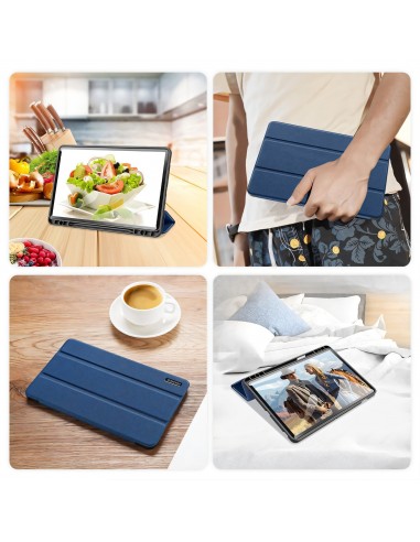 Housse de protection Galaxy Tab S7 avec support horizontale -  Top design DUX DUCIS - Bleu