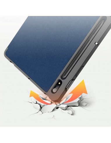 Housse de protection Galaxy Tab S7 avec support horizontale -  Top design DUX DUCIS - Bleu