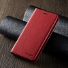 Etui portefeuille iPhone 11 Silky Touch -  Protection intégrale FORWENW - Rouge