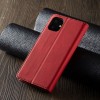Etui portefeuille iPhone 11 Silky Touch -  Protection intégrale FORWENW - Rouge
