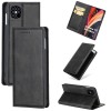 Etui iPhone 12 Pro Max Simili cuir avec fermeture magnetique -  Rangement carte - Noir