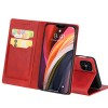 Etui iPhone 12 Pro Max Simili cuir avec fermeture magnetique -  Rangement carte - Rouge