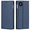 Etui iPhone 12 Pro Max Simili cuir avec fermeture magnetique -  Rangement carte - Bleu foncé