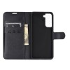 Etui portefeuille Galaxy S21 Plus Simili- cuir avec rangement carte - Noir