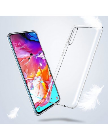 Coque silicone Galaxy A70 Transparent