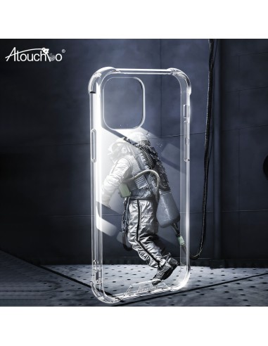 Coque silicone iPhone 7 Plus et 8 Plus King Kong Armor Transparent