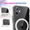 Coque silicone antichoc iPhone 12 mini Charge sans fil Transparent