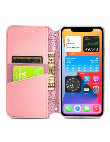 Etui iPhone 12 et 12 Pro Mandala Flower Rose