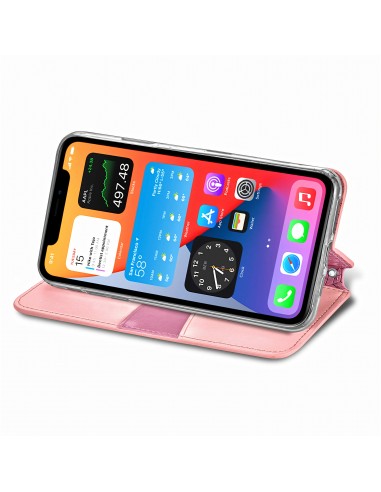 Etui iPhone 12 et 12 Pro Mandala Flower Rose