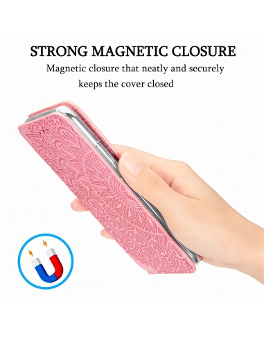 Etui iPhone 12 et 12 Pro Mandala Flower Rose