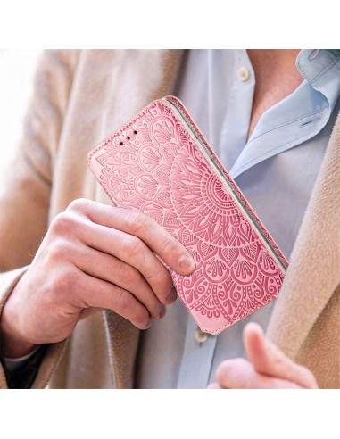 Etui iPhone 12 et 12 Pro Mandala Flower Rose