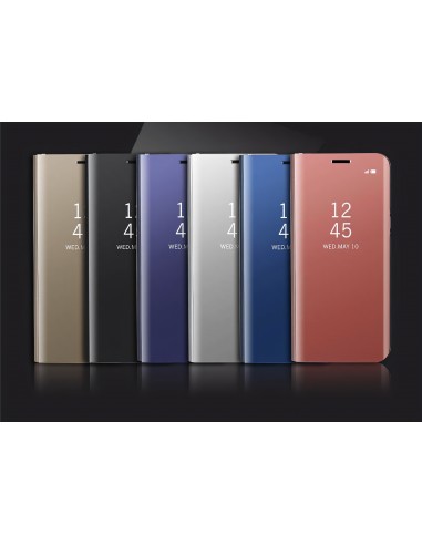 Etui Galaxy J7 2017 Mirroir Or
