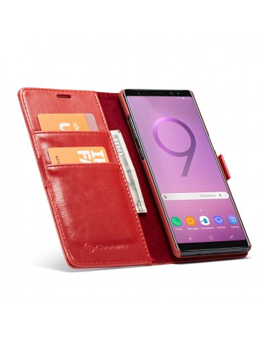 Etui Galaxy Note 9 Business CASEME Rouge Rouge
