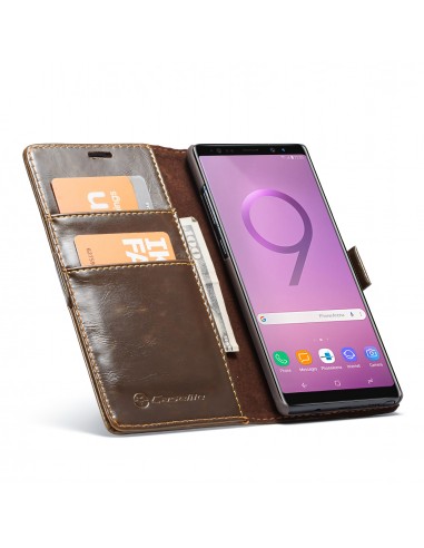 Etui Galaxy Note 9 Business CASEME Marron Marron