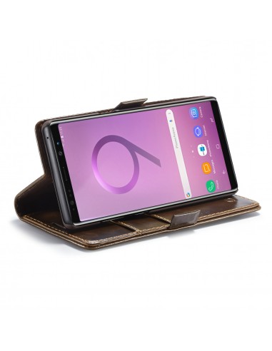 Etui Galaxy Note 9 Business CASEME Marron Marron