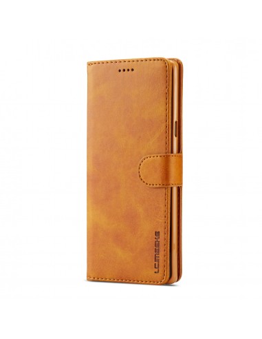 Etui portefeuille Galaxy Note 9 Classy LC. Imeeke Marron