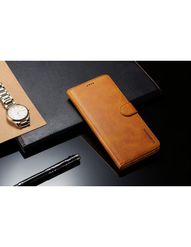 Etui portefeuille Galaxy Note 9 Classy LC. Imeeke Marron