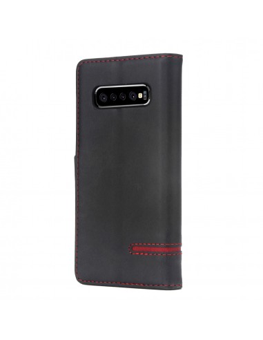 Etui portefeuille Galaxy s10 Plus Style business Noir