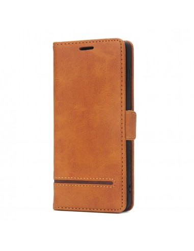 Etui portefeuille Galaxy s10 Plus Style business Marron