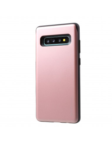 Coque antichoc Galaxy S10 plus Coulissant Mercury Or Rose