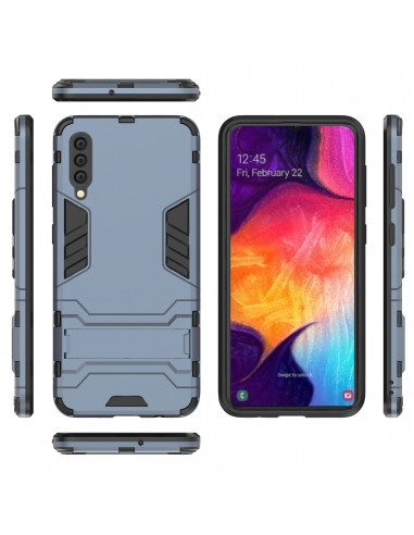 Coque antichoc Galaxy A50 A50s et A30s Cool Guard Bleu foncé