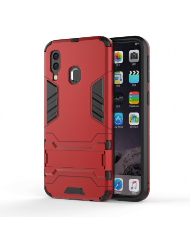 Coque antichoc Galaxy A40 Cool Guard Rouge