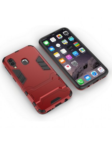 Coque antichoc Galaxy A40 Cool Guard Rouge