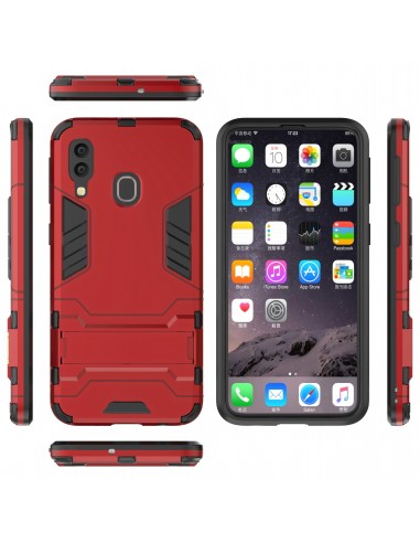 Coque antichoc Galaxy A40 Cool Guard Rouge