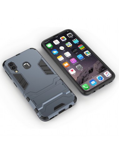 Coque antichoc Galaxy A40 Cool Guard Bleu foncé