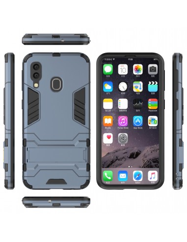 Coque antichoc Galaxy A40 Cool Guard Bleu foncé