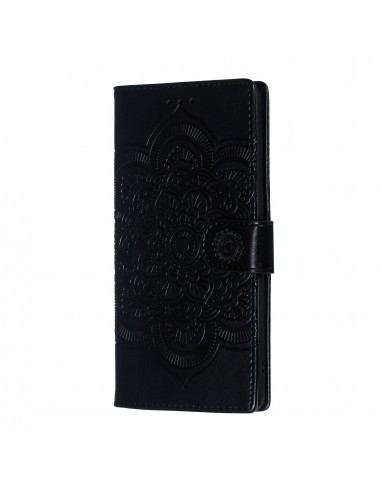 Etui Galaxy S10 Plus style Mandala Noir