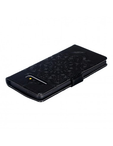 Etui Galaxy S10 Plus style Mandala Noir