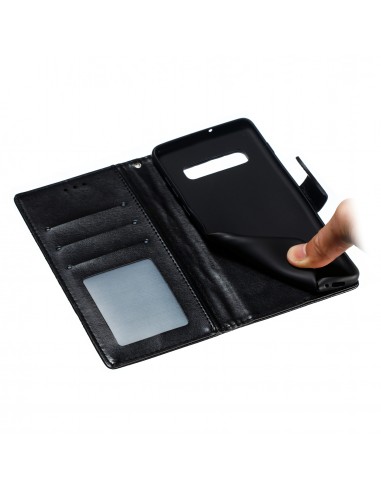 Etui Galaxy S10 Plus style Mandala Noir