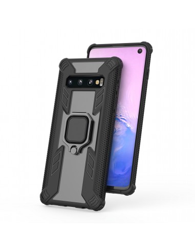 Coque antichoc Galaxy S10 Plus Warrior style Noir