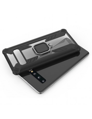 Coque antichoc Galaxy S10 Plus Warrior style Noir