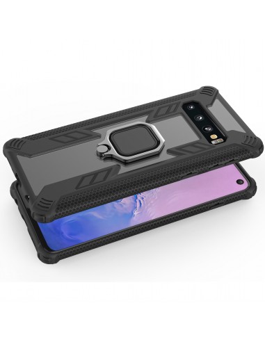 Coque antichoc Galaxy S10 Plus Warrior style Noir